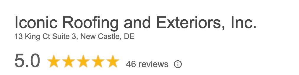Iconic Roofing Google Reviews